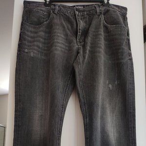 Arizona Distressed Denim Slim Straight Jeans 38x30